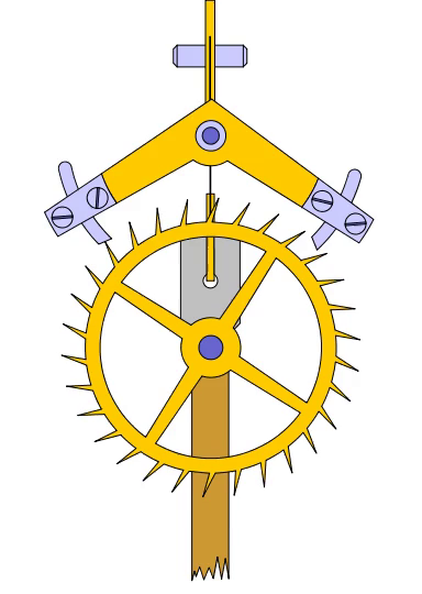 Still image: Graham escapement
