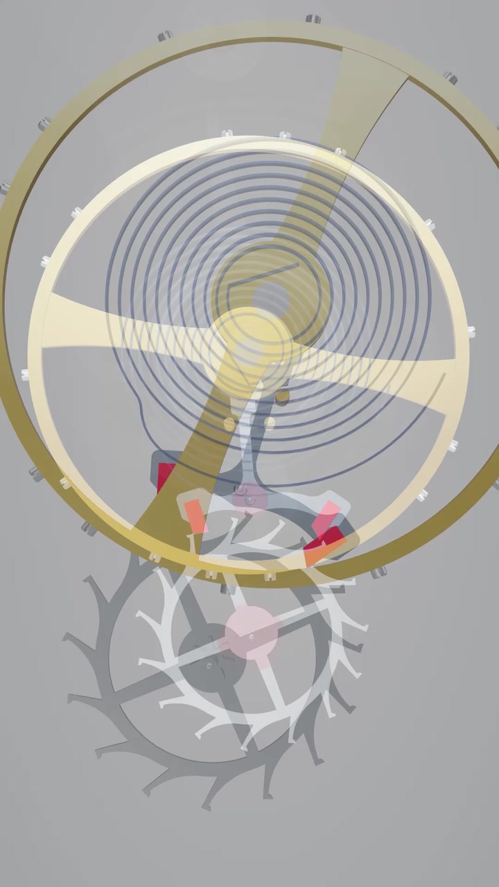 The three-dimensional model of the Swiss lever escapement